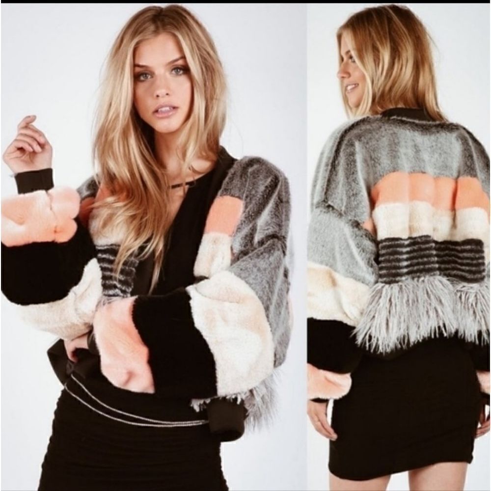 Young Fabulous & Broke Faux Fur Jacket